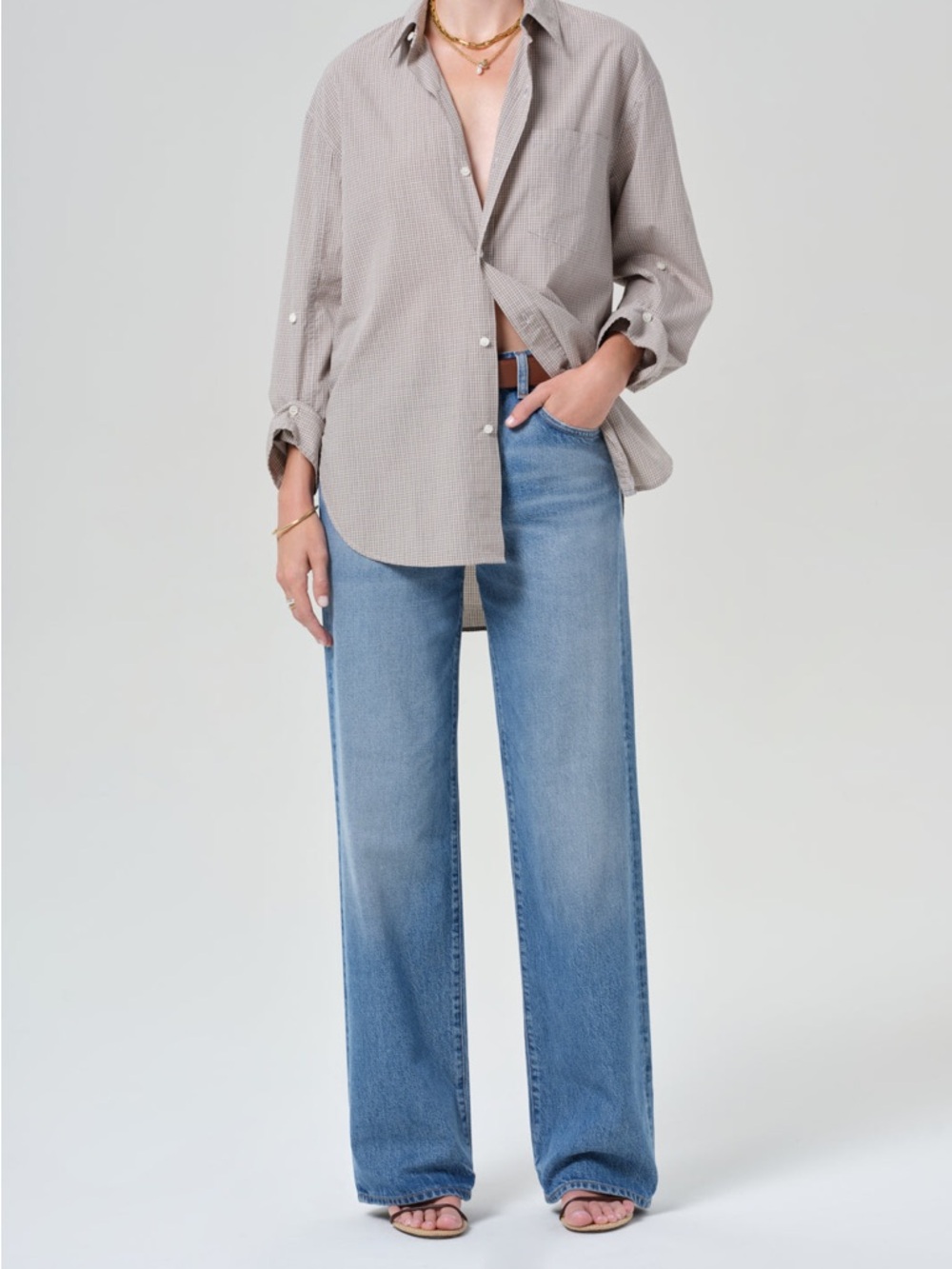 Citizens of Humanity Annina High Rise Relaxed Straight Leg Jeans Women’s Size 34